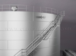 Réservoir cylindrique vertical en acier de 3000 m³