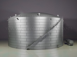 Réservoir vertical cylindrique en acier de 20000 m³