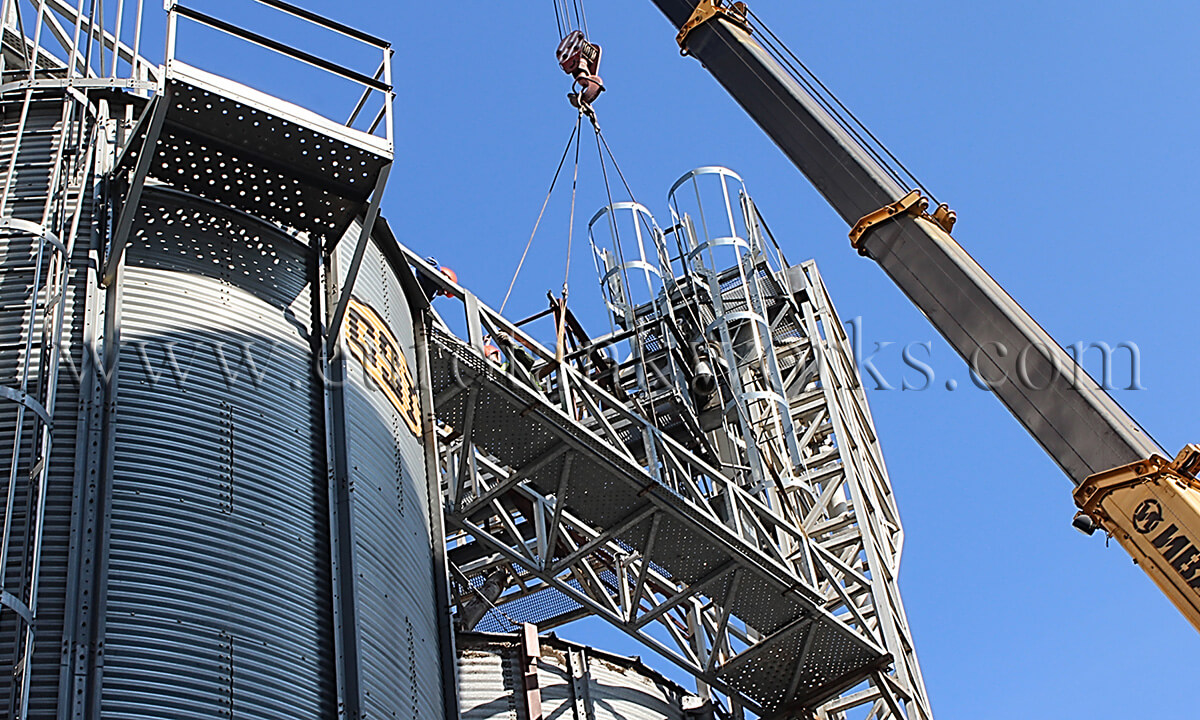 Installation de silos